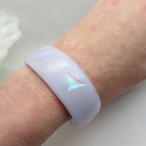 Fused Glass Cuff Bracelet - Picture 6 of 15